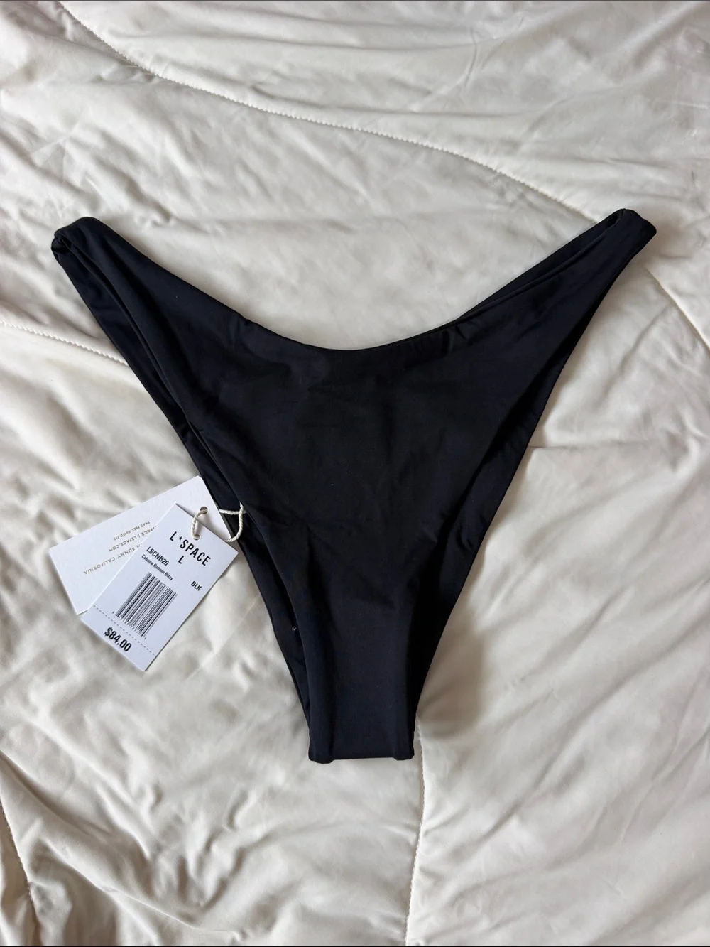 l*space Sleek Black Bikini Bottom large